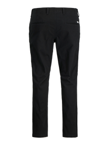 Jack & Jones Laisvas kirpimas Klasikinės kelnės -Black - 12280898