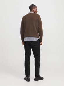 Jack & Jones Laisvas kirpimas Klasikinės kelnės -Black - 12280898