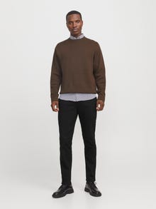 Jack & Jones Laisvas kirpimas Klasikinės kelnės -Black - 12280898