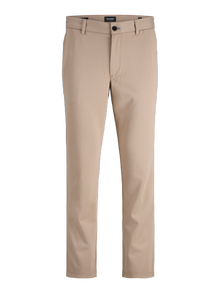Jack & Jones Klasikinis kirpimas Klasikinės kelnės -Crockery - 12280900