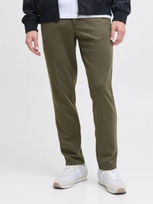 Jack & Jones Klasikinis kirpimas Klasikinės kelnės -Olive Night - 12280900