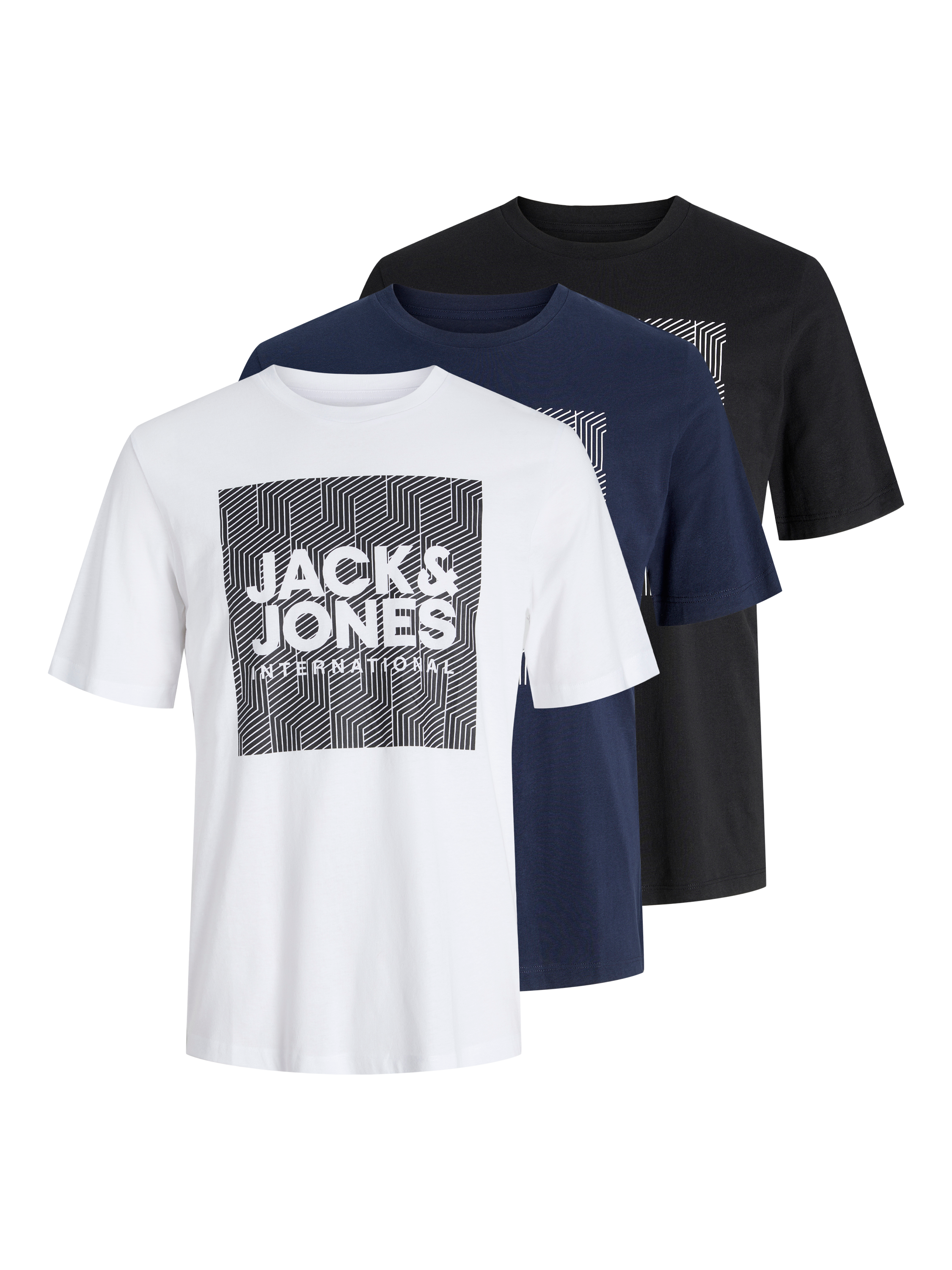 Thumbnail - 3er-pack Gedruckt T-shirt