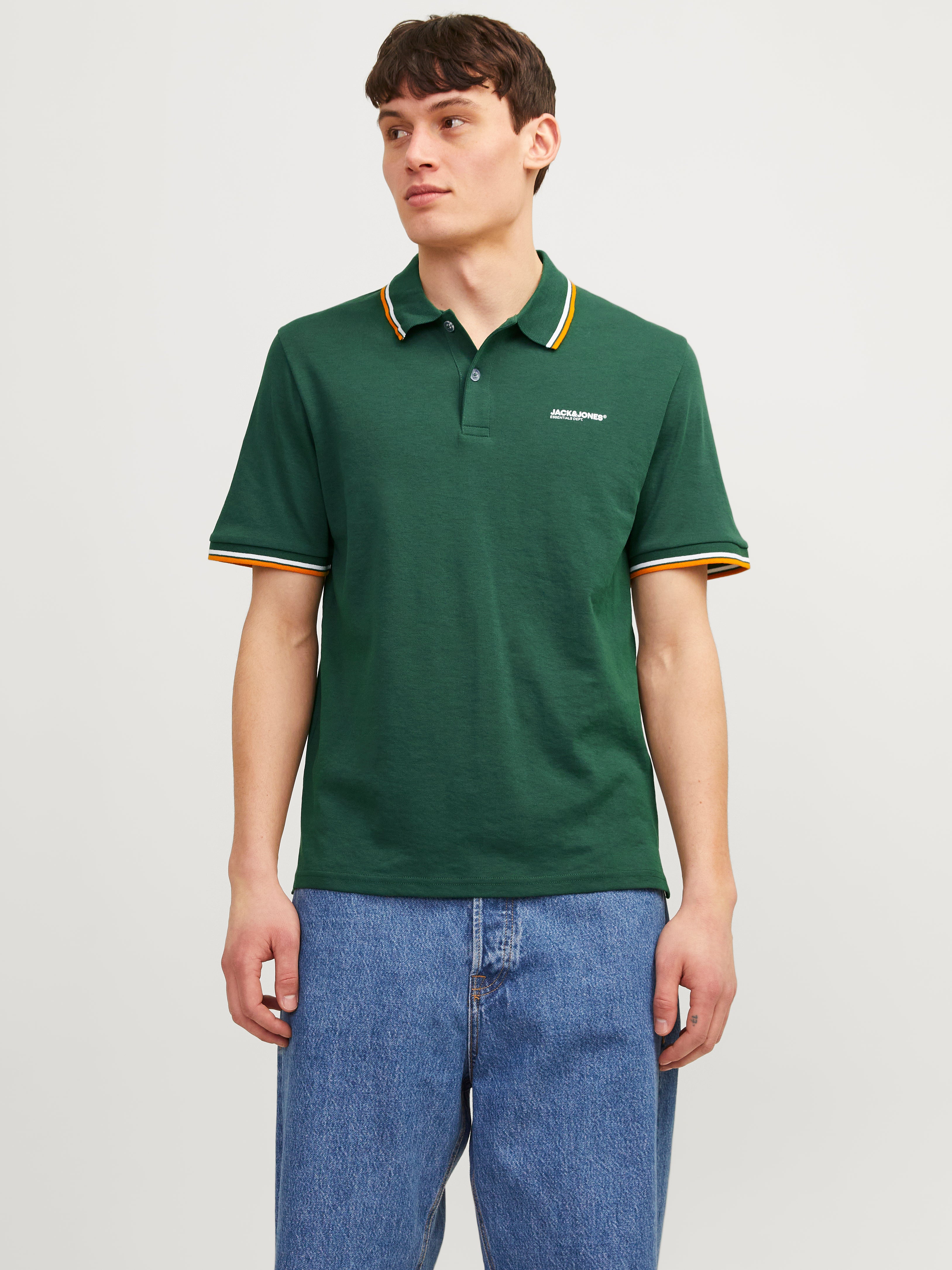 2er-pack Gedruckt Polokragen Poloshirt