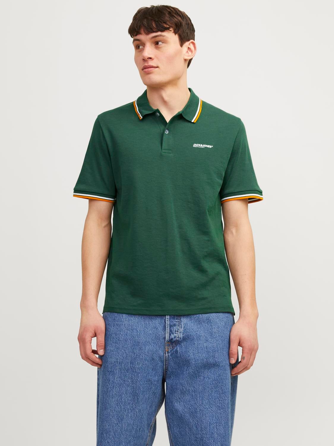 2er-pack Gedruckt Polokragen Poloshirt