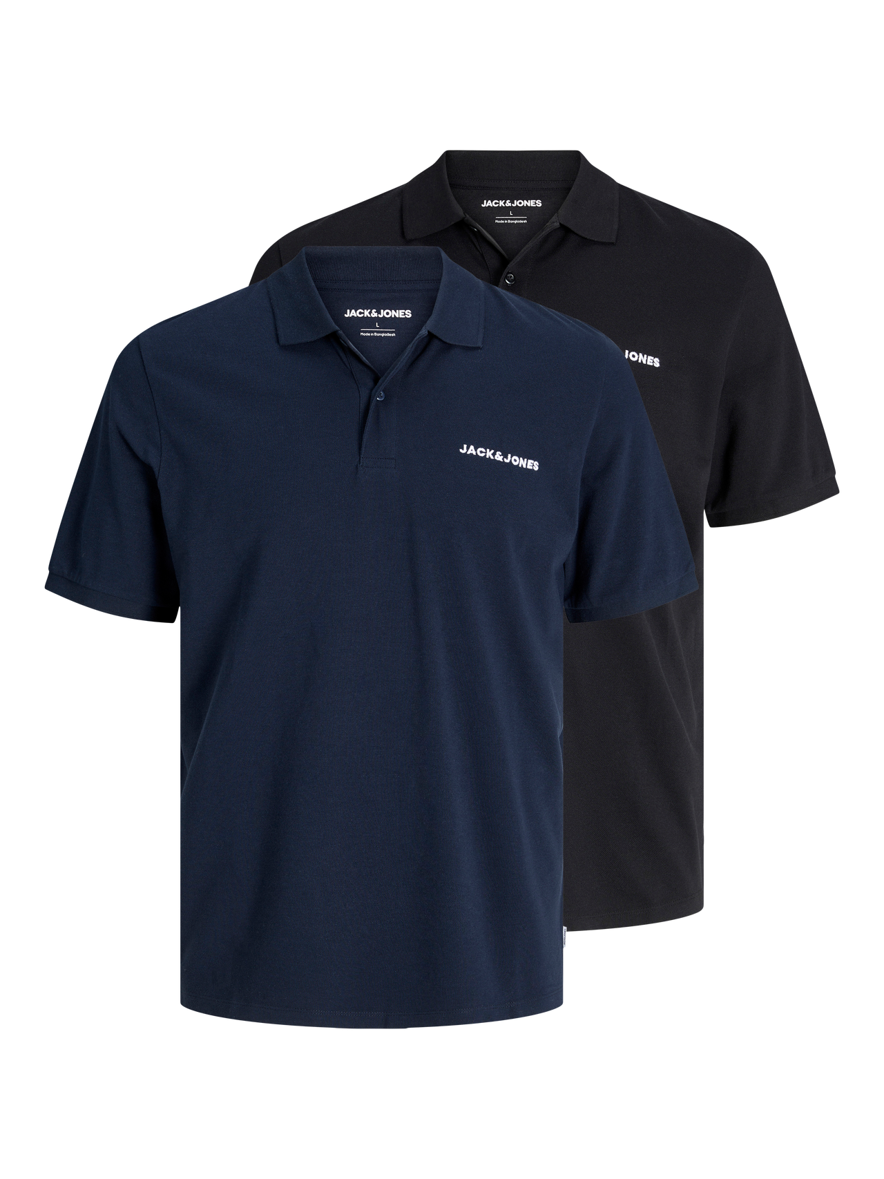 2-pack Printed Polo | Dark Blue | Jack & Jones® 2-pack Printed Polo | Dark Blue | Jack & Jones®