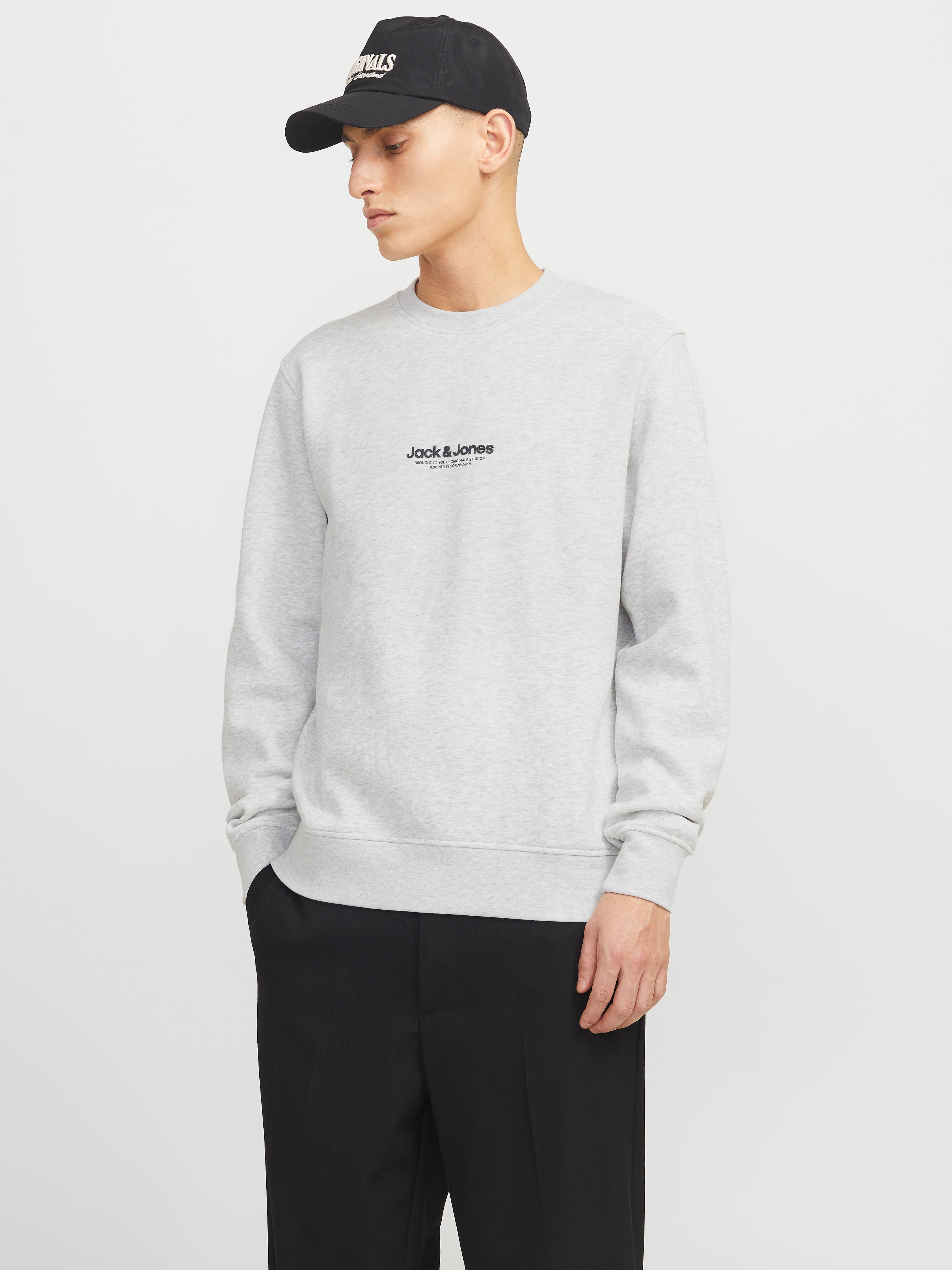 2er-pack Gedruckt Sweatshirt | Schwarz | Jack & Jones®