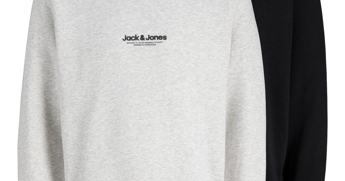 2pack Printed Sweatshirt Black Jack & Jones®
