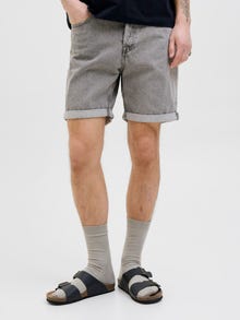 Jack & Jones Krój regularny Jeansowe szorty -Grey Denim - 12280954