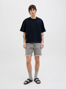 Jack & Jones Krój regularny Jeansowe szorty -Grey Denim - 12280954