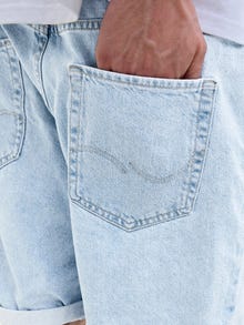 Jack & Jones Klasikinis kirpimas Džinsiniai šortai -Blue Denim - 12280954