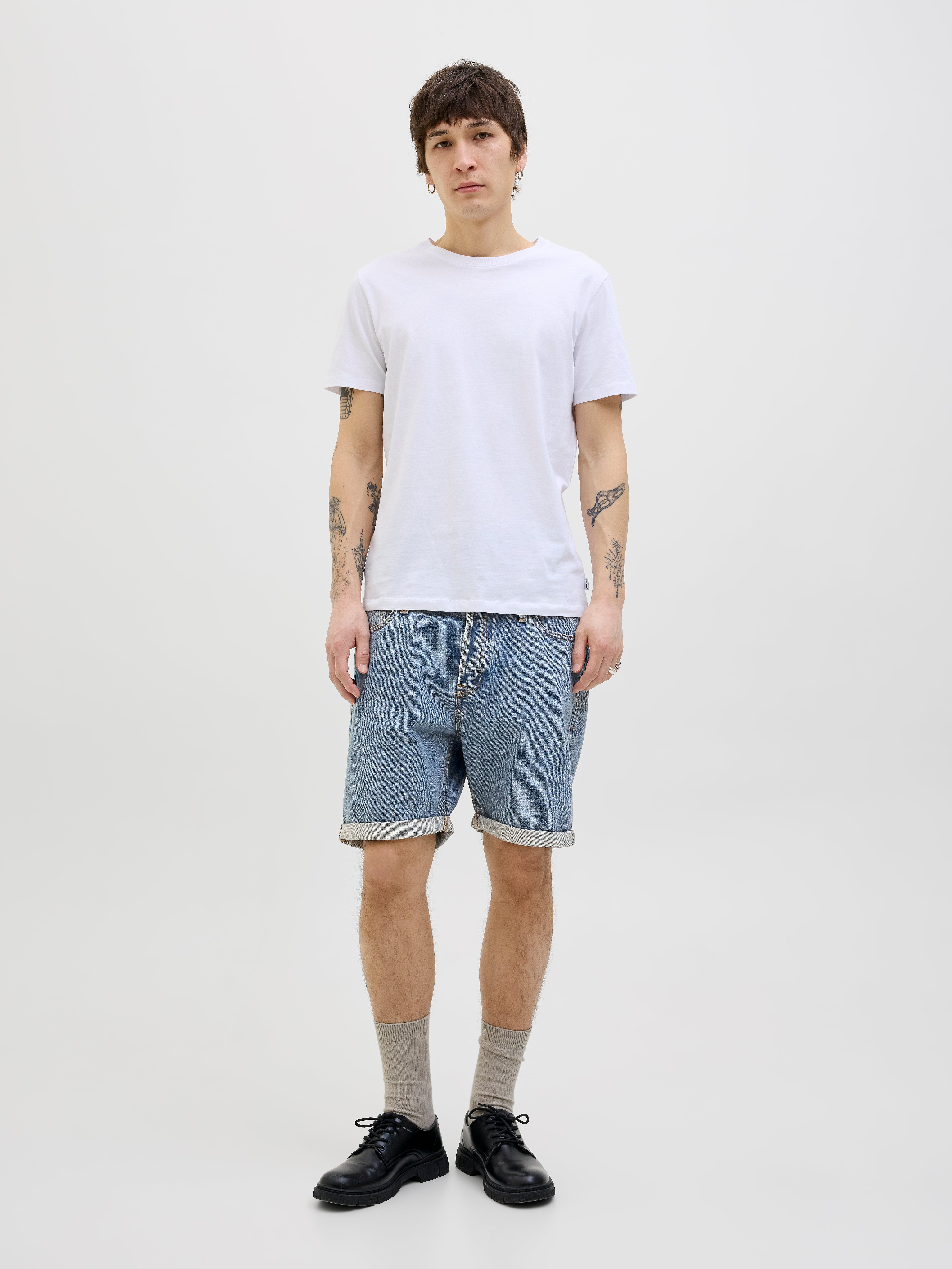 Thumbnail - Regular Fit Jeans-shorts