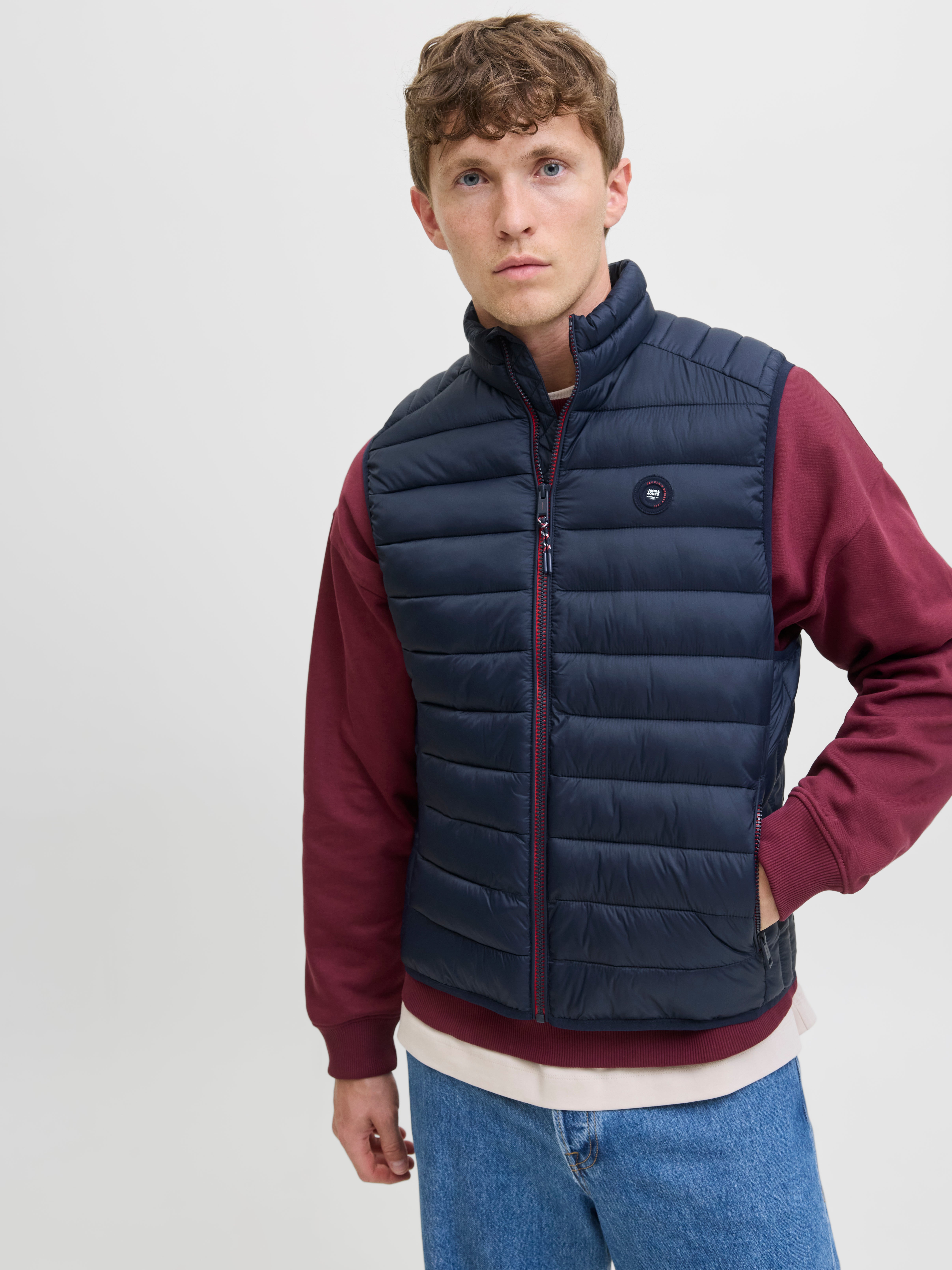 Doudoune Sans Manches - Jack & Jones - Jjemulti - Navy Blazer - 8 Ans
