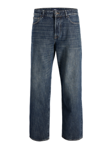 R.D.D. ROYAL DENIM DIVISION Loose Fit Mid rise Jeans -Dark Blue Denim - 12281138