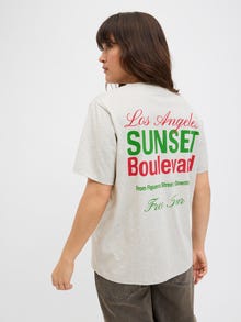 JJXX JXZOEY T-shirts -White Melange - 12281233
