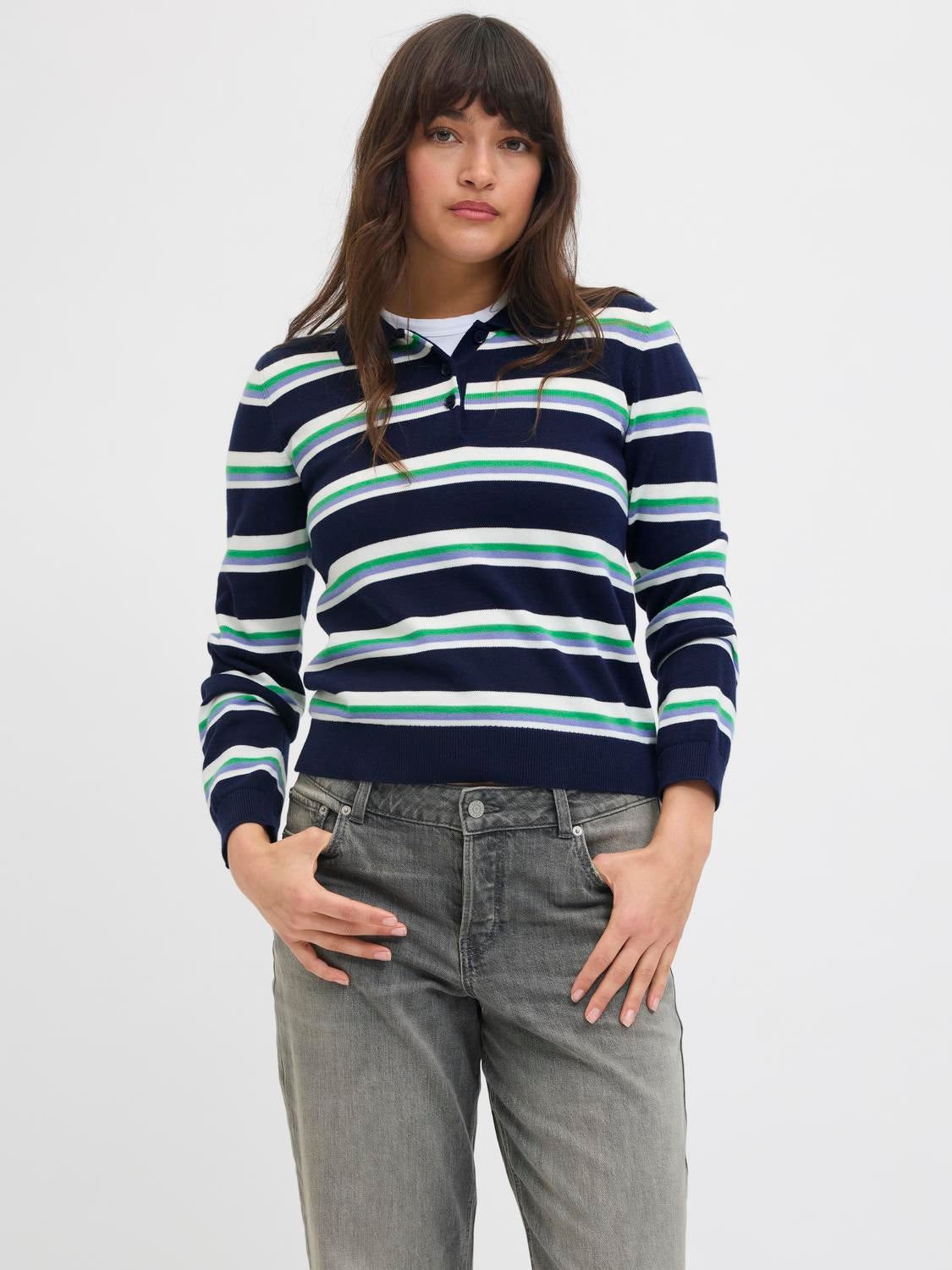 Jxlilliana Gestricktes Polo