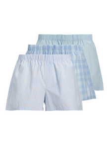 Jack & Jones 3er-pack Boxershorts -Chambray Blue - 12281678