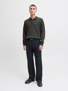Jack & Jones Knitted polo -Peat - 12281757