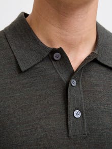 Jack & Jones Polo tricoté -Peat - 12281757