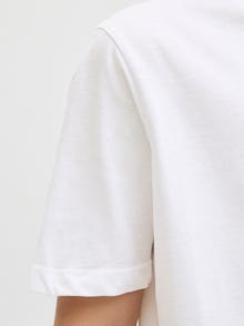 Jack & Jones Spausdintas raštas Marškinėliai Jaunimui -Bright White - 12281852