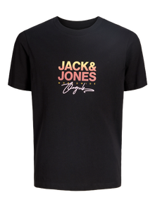 Jack & Jones Printet T-shirt Junior -Black - 12281852