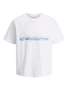 Jack & Jones Plus Size T-shirt -Bright White - 12282109
