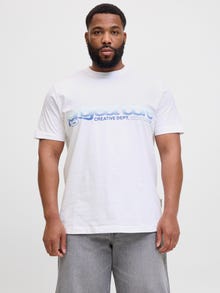 Jack & Jones Plus Size T-shirts -Bright White - 12282109