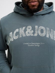 Jack & Jones Plus Size Hoodie -Stormy Weather - 12282113