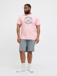 Jack & Jones Plus Size T-shirt -Tickled Pink - 12282128