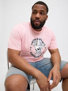 Jack & Jones Plus Size T-shirt -Tickled Pink - 12282128