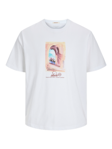 Jack & Jones Plus Size T-shirt -Bright White - 12282139