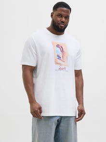 Jack & Jones Plus Size T-shirt -Bright White - 12282139