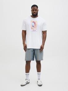 Jack & Jones Plus Size T-shirt -Bright White - 12282139