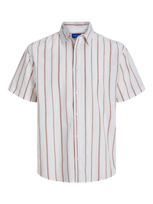 Jack & Jones Plus Size Relaxed Fit Skjorte -Antique White - 12282142