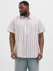 Jack & Jones Plus Size Relaxed Fit Skjorte -Antique White - 12282142