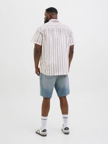 Jack & Jones Plus Size Relaxed Fit Skjorte -Antique White - 12282142