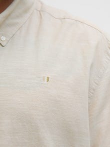 Jack & Jones Plus Size Comfort Fit Hemd -White Pepper - 12282144