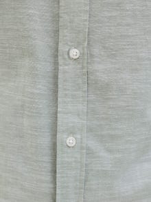Jack & Jones Plus Size Camisa Corte comfort -Hedge Green - 12282144