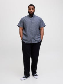 Jack & Jones Plus Size Camisa Corte comfort -Faded Denim - 12282144