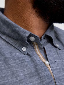 Jack & Jones Plus Size Camisa Corte comfort -Faded Denim - 12282144