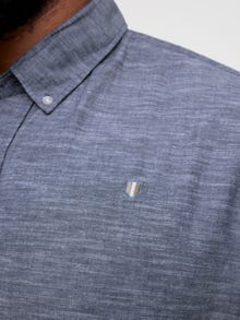 Jack & Jones Plus Size Camisa Corte comfort -Faded Denim - 12282144