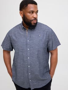 Jack & Jones Plus Size Camisa Corte comfort -Faded Denim - 12282144
