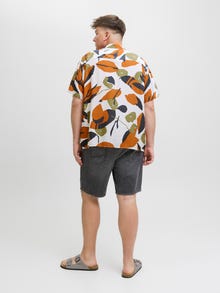 Jack & Jones Plus Size Chemise Relaxed Fit -Cloud Dancer - 12282145