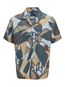 Jack & Jones Plus Size Camisa Corte relaxed -Silver Sage - 12282145