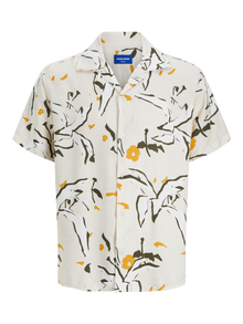 Jack & Jones Plus Size Camisa Corte relaxed -Buttercream - 12282145