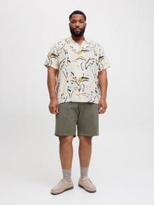 Jack & Jones Plus Size Camisa Corte relaxed -Buttercream - 12282145