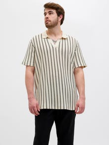 Jack & Jones Plius Polo -Cloud Dancer - 12282149