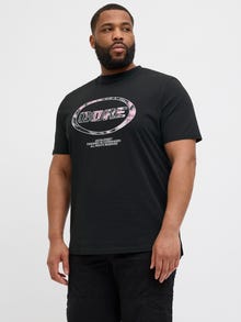 Jack & Jones Plius Marškinėliai -Black - 12282153