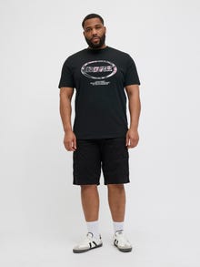 Jack & Jones Plius Marškinėliai -Black - 12282153