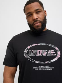 Jack & Jones Plus Size T-shirt -Black - 12282153