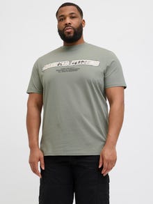Jack & Jones Plus Size T-shirts -Shadow - 12282153
